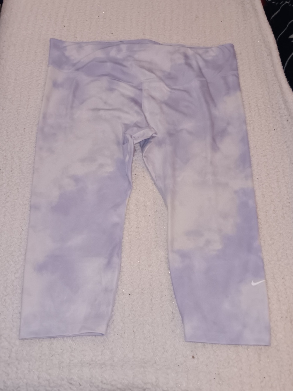 Nike Woman’s Plus Lavender Tie-Dye Capri Leggings